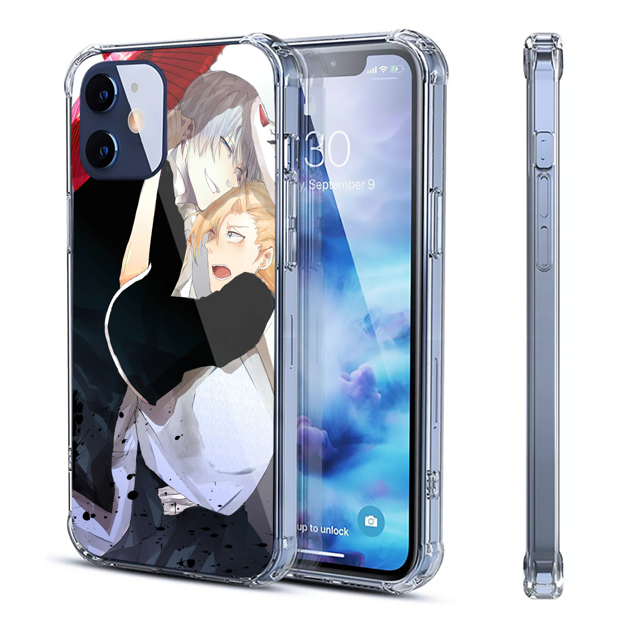 （画像用） ブリーチ BLEACH 【iPhone 12シリーズ対応】透明スマホケース（クリアソフトケース）